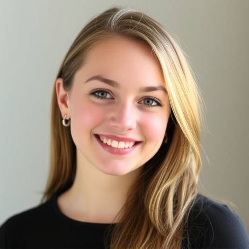 Headshot of Chloe Dubois, a junior photographer and assistant at Aurora Studios.